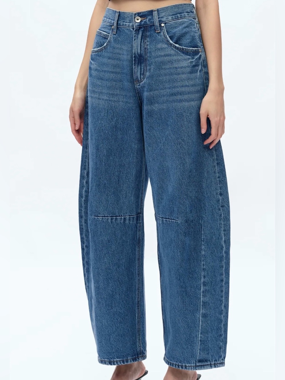 Bayeas Barrel Leg Jean